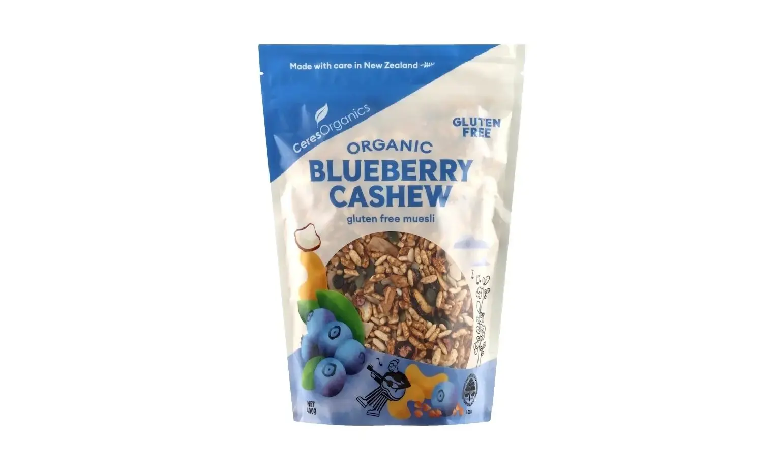 Ceres - Blueberry Cashew Gluten-free Muesli 400g