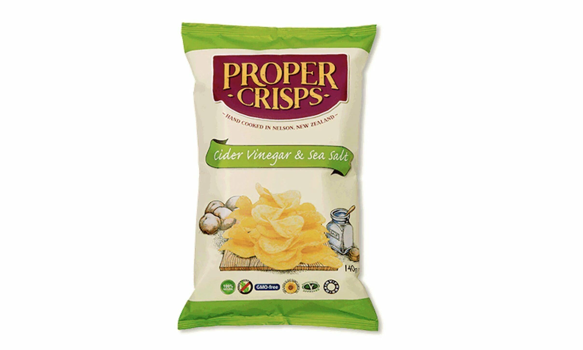 Chips - Proper Crisps - Cider Vinegar & Sea Salt