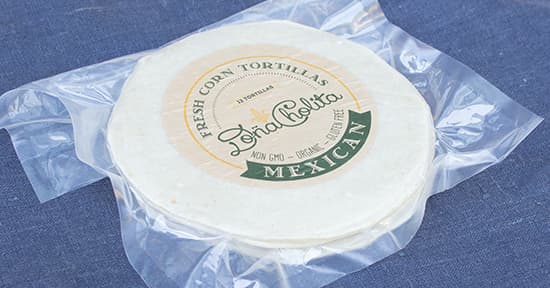 White Corn Tortillas 12 Pack - FROZEN