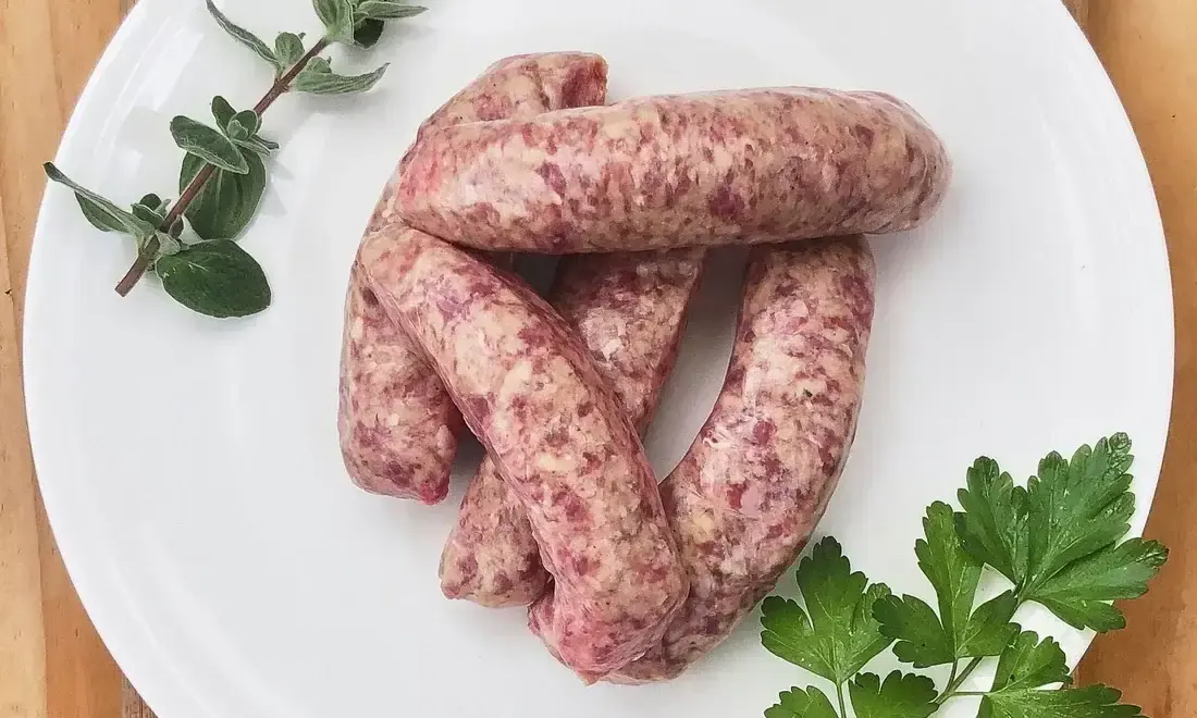 Beef Thick Sausages - Apple & Sage (English Style)