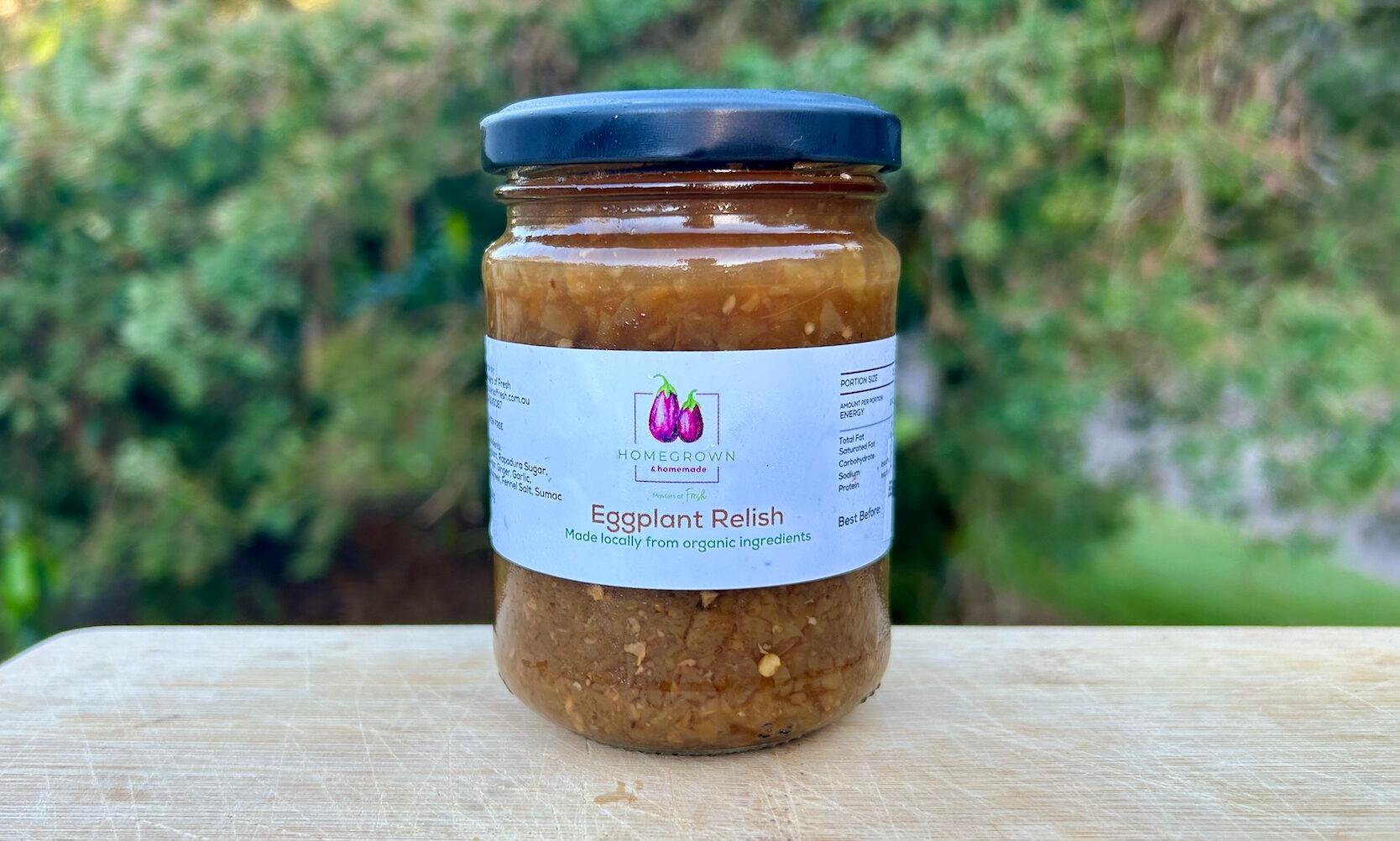 Eggplant Relish - Homegrown Organics