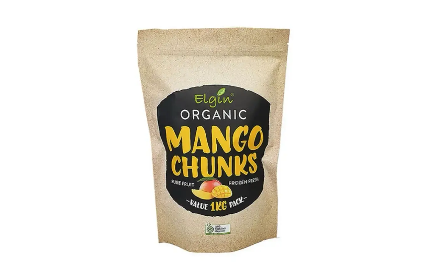 Elgin Organic - Frozen Mango Chunks - 1kg Bulk Pack